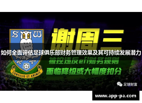 如何全面评估足球俱乐部财务管理效果及其可持续发展潜力