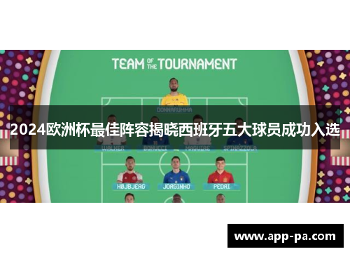 2024欧洲杯最佳阵容揭晓西班牙五大球员成功入选